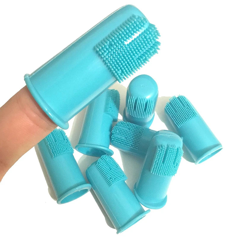 Easy To Use 6-Piece Finger Toothbrush Set