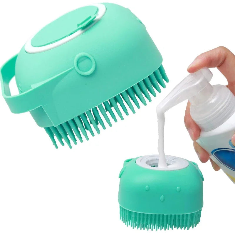 Silicone Shampoo Grooming Brush